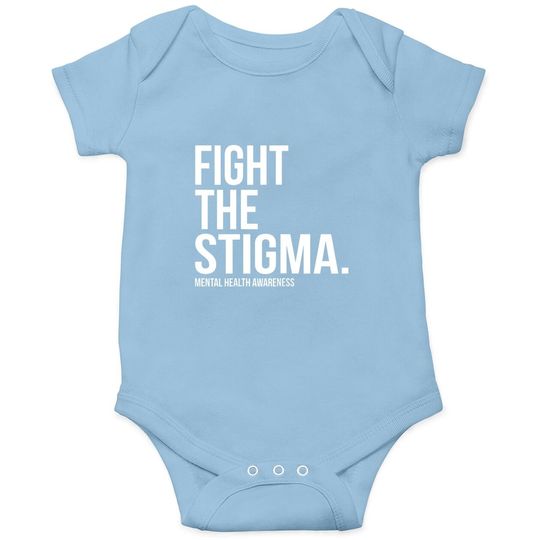 Fight The Stigma Mental Health Awareness Baby Bodysuit