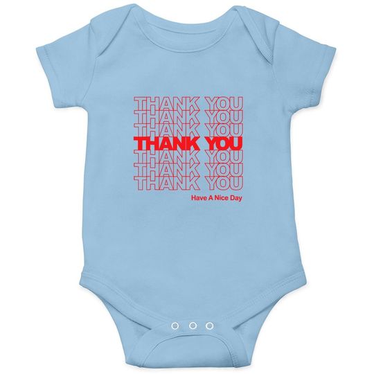 Thank You Bag Baby Bodysuit Baby Bodysuit