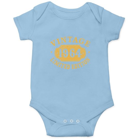 57 Years Old 57th Birthday Anniversary Gift Limited 1964 Baby Bodysuit