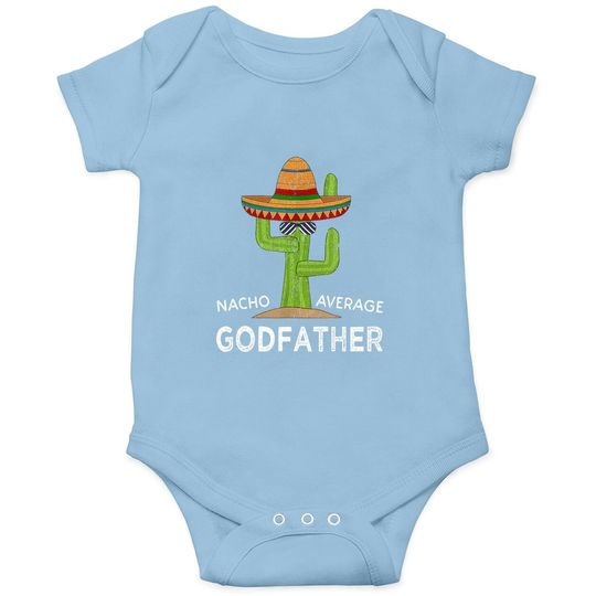 Fun Godparent Humor Gifts | Funny Meme Saying Godfather Baby Bodysuit