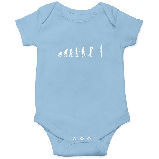 Darts Baby Bodysuit Evolution Dart Player Father's Day Gift Baby Bodysuit