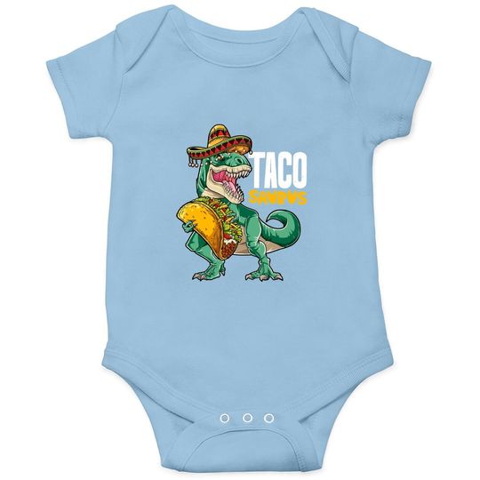 Tacosaurus Baby Bodysuit Taco Cinco De Mayo Boys Dinosaur T Rex