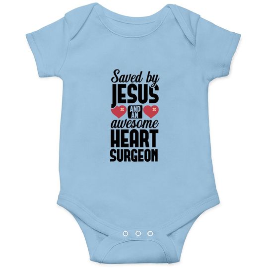 Open Heart Surgery Survivor Jesus Bypass Recovery Gift Baby Bodysuit
