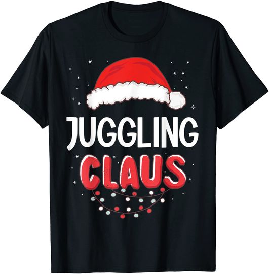 Juggling Santa Claus Christmas Matching T-Shirt