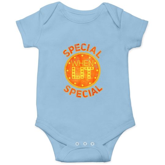 Special When Lit - Funny Retro Pinball Gift Baby Bodysuit