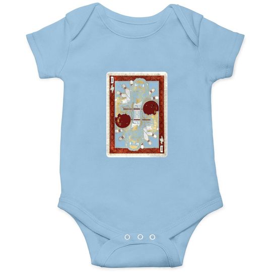 The Big Lebowski The Dude Abides Playing Card Baby Bodysuit