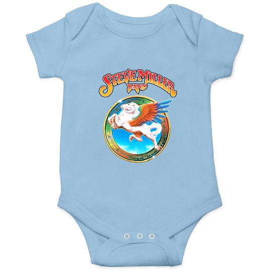 Steve Miller Band Baby Bodysuit Cotton Baby Bodysuit Fashion Round Neck Tops Short Sleeve Tee