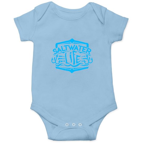 Saltwater Life Baby Bodysuit - Fishing Baby Bodysuit Baby Bodysuit