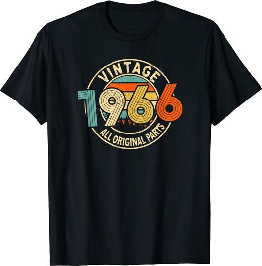 Vintage 1966 - 55 years old Gift - 55th Birthday T-Shirt