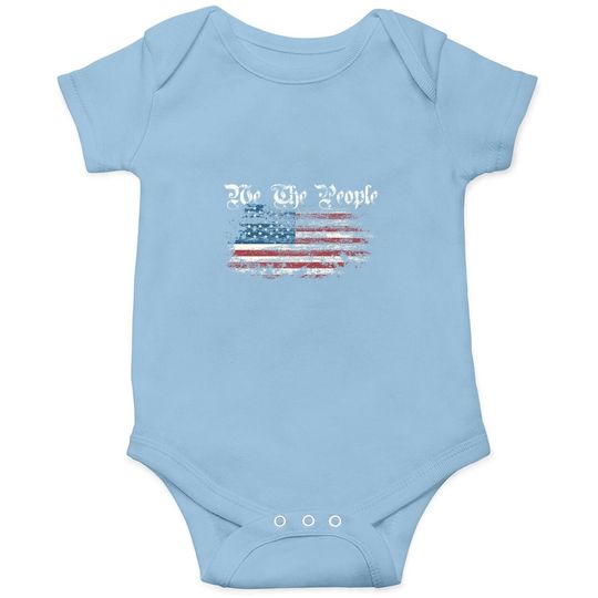 We The People - Patriotic Baby Bodysuit