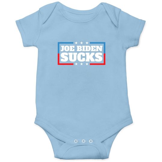 Joe Biden Sucks 2020 Election Donald Trump Republican Gift Baby Bodysuit