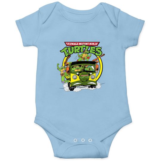 Teenage Mutant Ninja Turtles Truck Speeding Baby Bodysuit