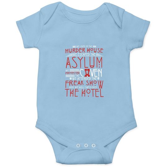 Horror Stories Asylum The Hotel Baby Bodysuit