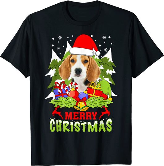 Beagle Christmas Dog Lover T-Shirt