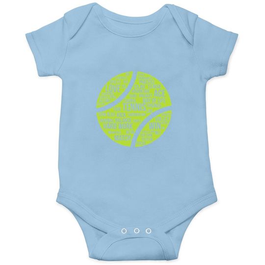 Tennis Quote Baby Bodysuit