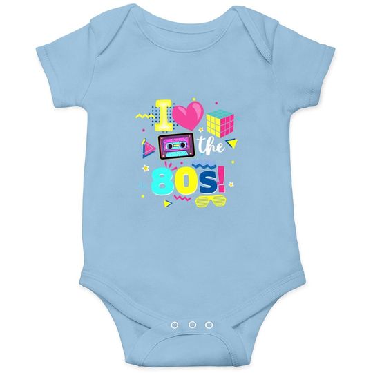 I Love The 80s Gift Tee 80s Birthday Party 1980's Party Baby Bodysuit