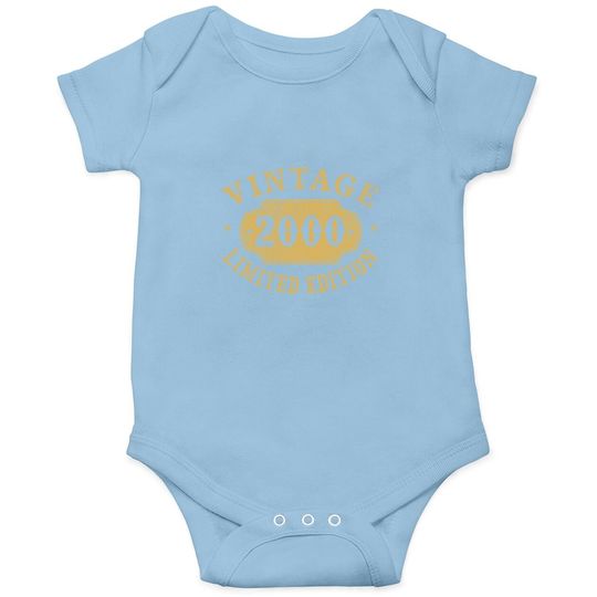 21st Birthday Anniversary Gift Limited 2000 Baby Bodysuit