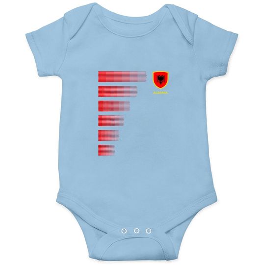 Discover Albania Soccer Jersey Onesie