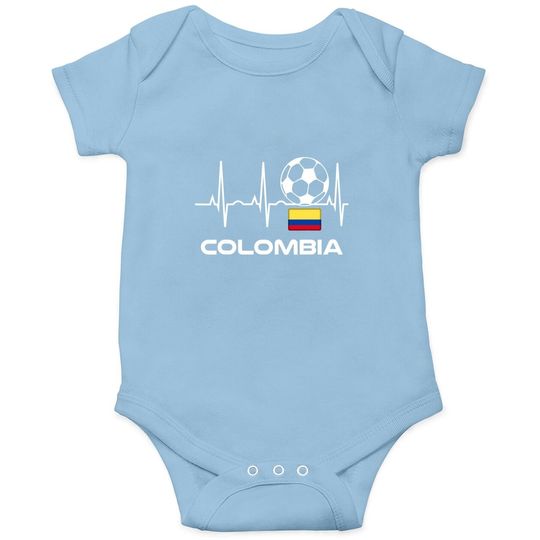 Colombia Soccer Jersey Baby Bodysuit