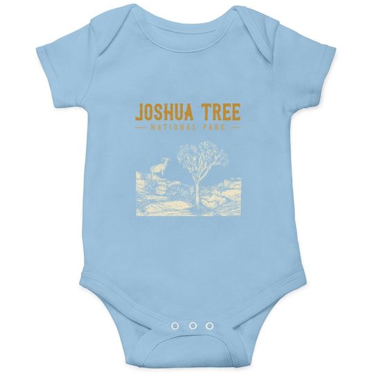 Joshua Tree National Park Baby Bodysuit, Vintage Us Nationalpark Baby Bodysuit