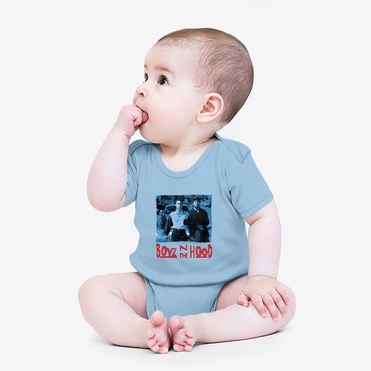 Boyz N The Hood Red And Blue Baby Bodysuit
