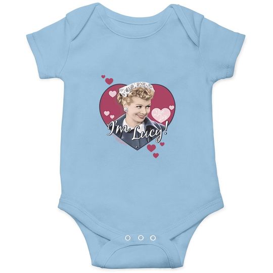 I Love Lucy 50's Tv Series I'm Lucy Adult Baby Bodysuit