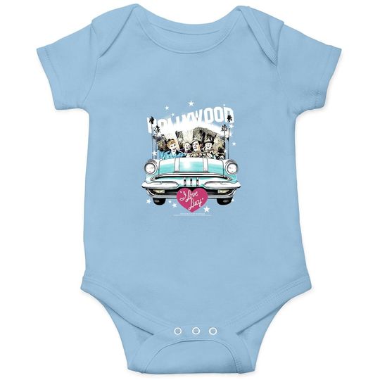 Trevco I Love Lucy Short Sleeve Baby Bodysuit