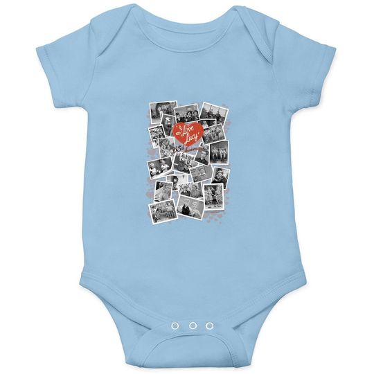 I Love Lucy 65th Anniversary Collage Baby Bodysuit