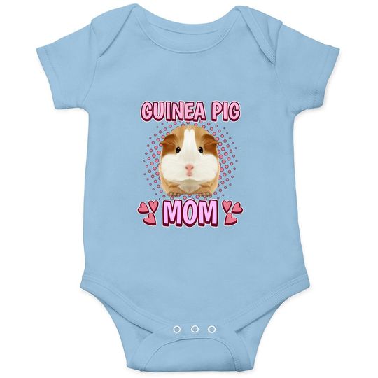 Pig Mom Mommy Mother's Day Guinea Pig Baby Bodysuit