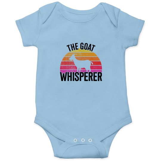 The Goat Whisperer Gift People Baby Bodysuit
