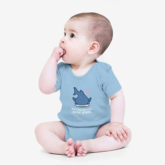 Just A Girl Who Loves Whale Sharks Baby Bodysuit