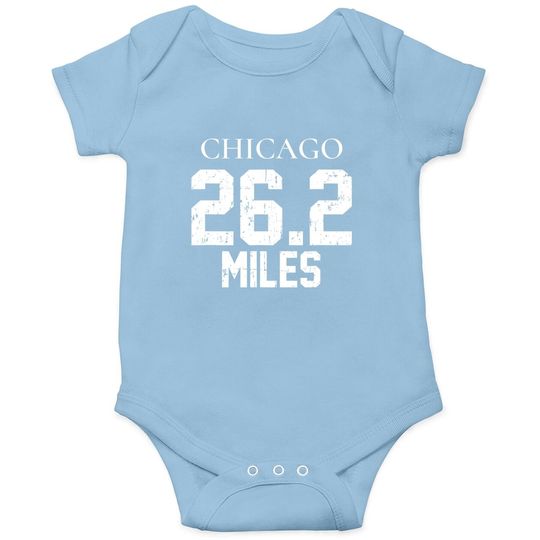 Chicago 26.2 Running Baby Bodysuit
