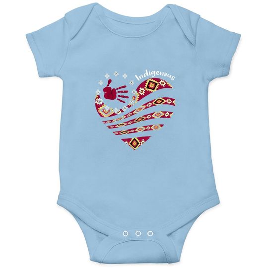 Indigenous Woman Native American Strong Baby Bodysuit