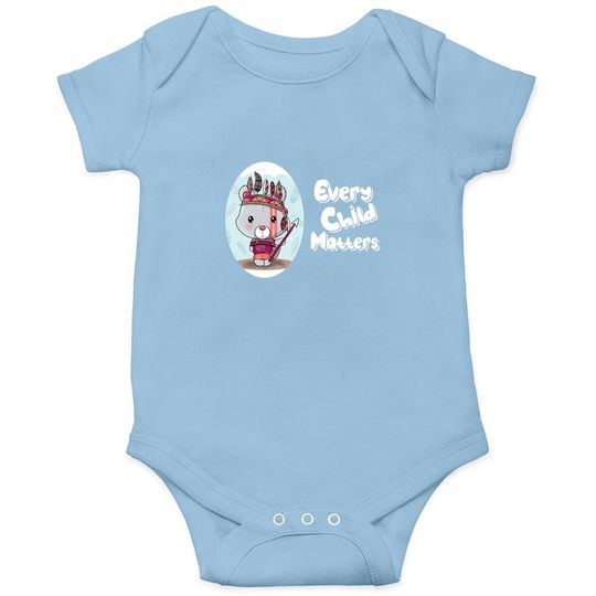 Every Child Matters Indigenous People Orange Day Baby Bodysuit