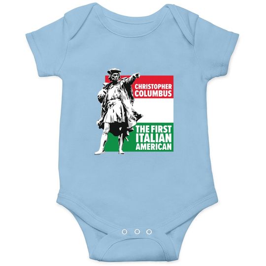 Save Columbus Day Baby Bodysuit