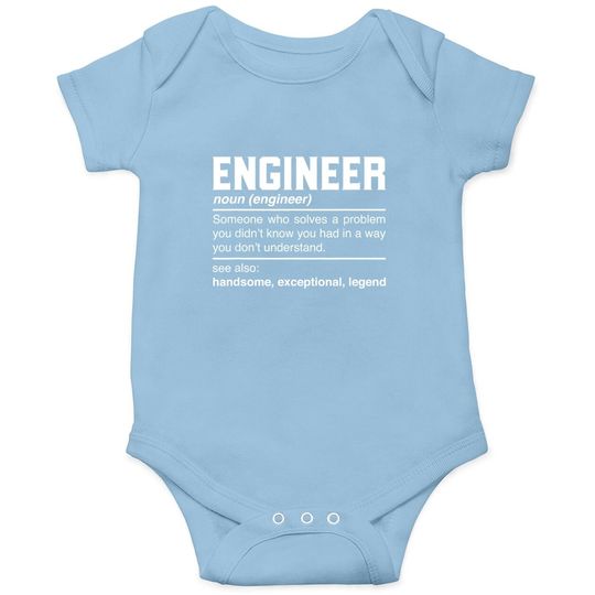 Engineer Definition Technologist Baby Bodysuit