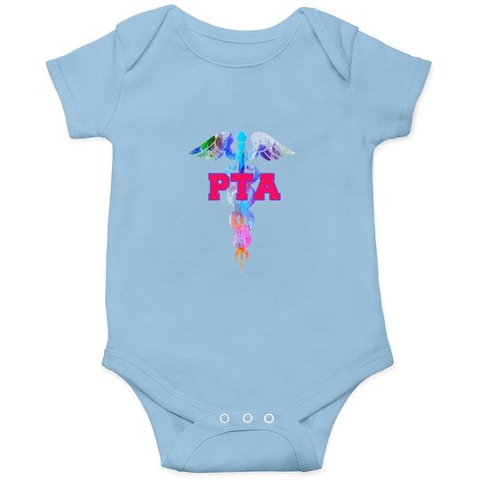 Pta Physical Therapist Assistant Caduceus Baby Bodysuit