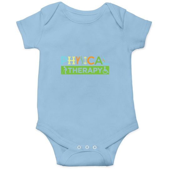 Pt Physical Therapy Gift Therapist Month Baby Bodysuit