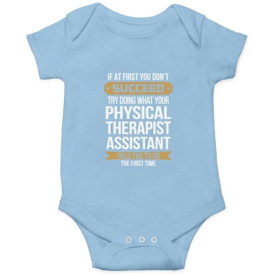 Physical Therapist Assistant Baby Bodysuit