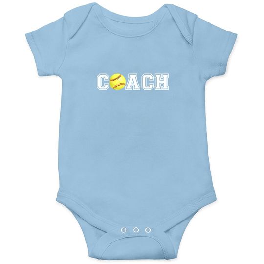 Softball Coach Athletic Sports Classic Baby Bodysuit