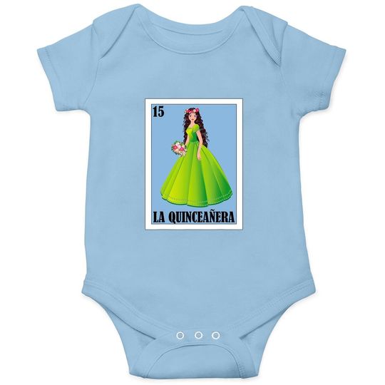 15s Lottery Mexican Lottery La Quincea Baby Bodysuit