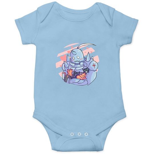 Fullmetal Alchemist Kittens Fashion Short Sleeve Baby Bodysuit