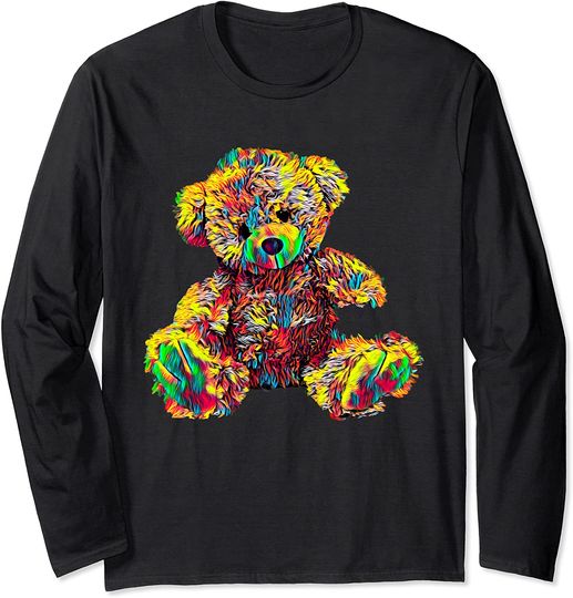 Cute Teddy Bear Stuffed Toy Long Sleeve
