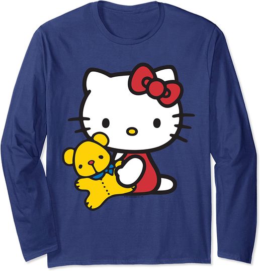Hello Kitty and Teddy bear Long Sleeve Shirt
