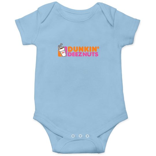 Dunkin Deez Nuts Baby Bodysuit