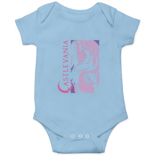Castlevania Alucard Dark Portrait Baby Bodysuit
