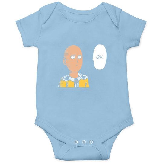 One-punch Anime Saitama Baby Bodysuit
