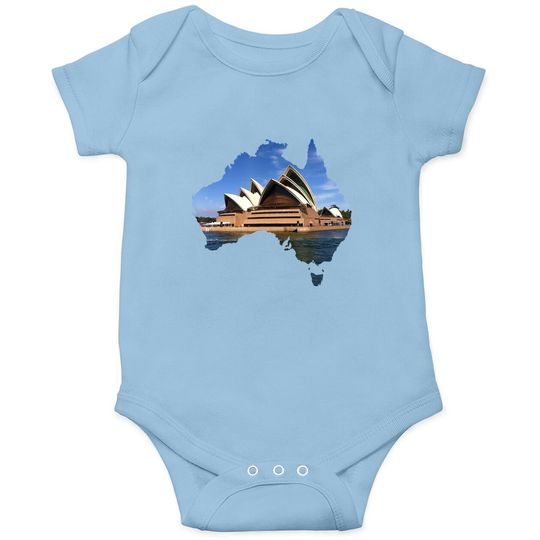 Australia Sydney Opera House Baby Bodysuit