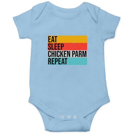 Italian Foodie Parmesan Design For Chicken Parm Lovers Baby Bodysuit