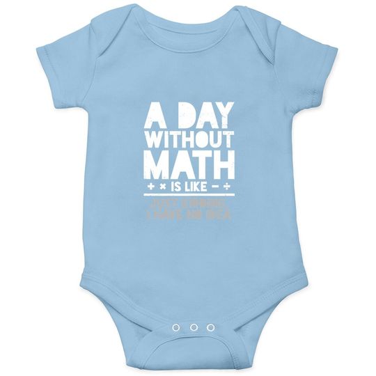 Math Teacher Student Mathematician Baby Bodysuit